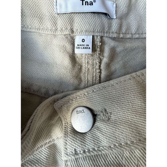 Aritzia TNA Greenwich High-waisted carpenter twill Pants Size 0 - Picture 8 of 12